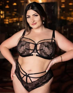 BH FemFatale black + Augenbinde*SugarShape Outlet