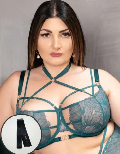 BH FemFatale green + Augenbinde*SugarShape Outlet