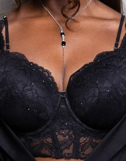 BH True Glam black + BH-Kette Jewel*SugarShape New