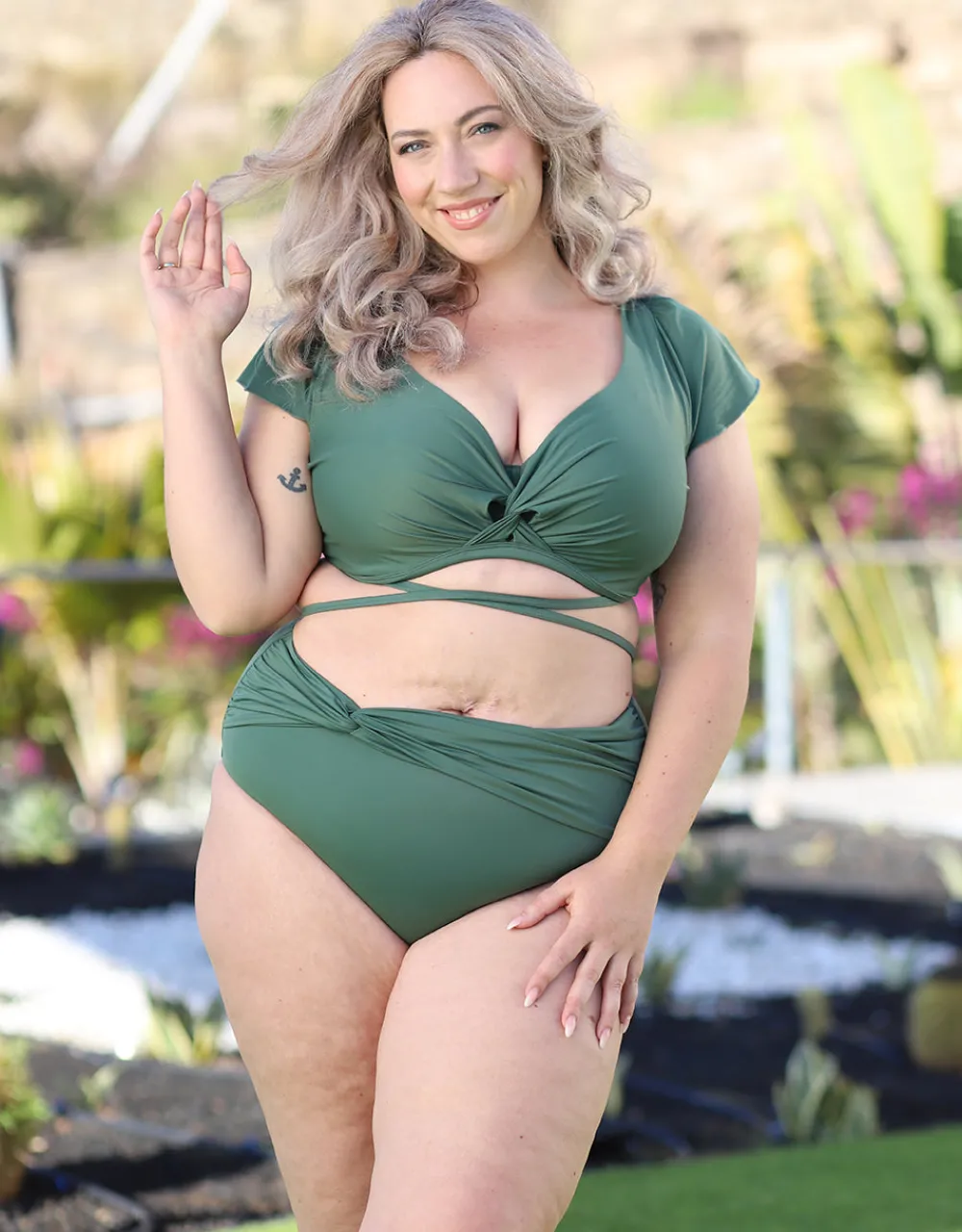 Bikini-High-Panty Mambo olive*SugarShape Online