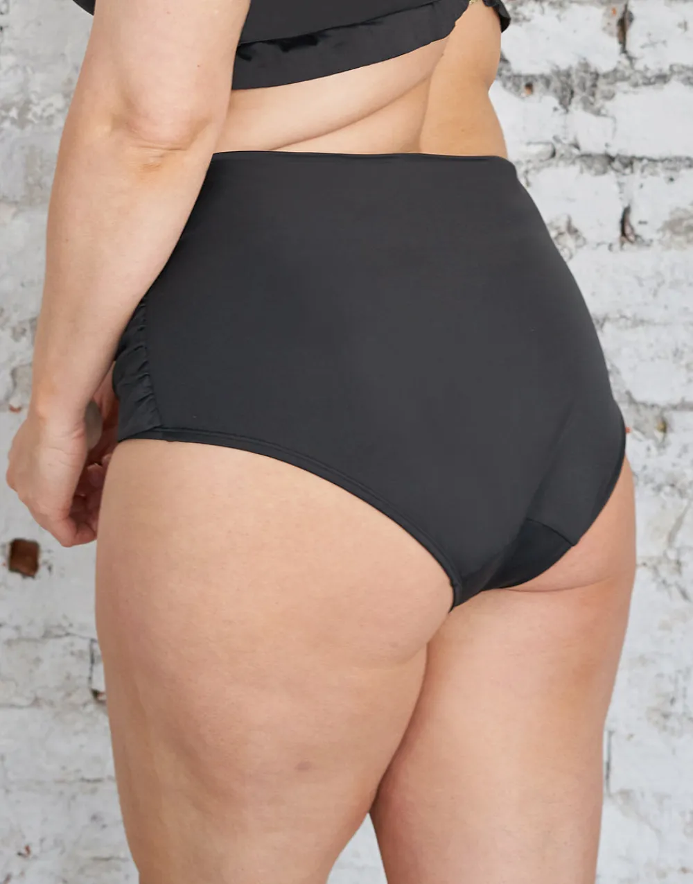 Bikini-High-Waist-Panty Valencia black*SugarShape Hot