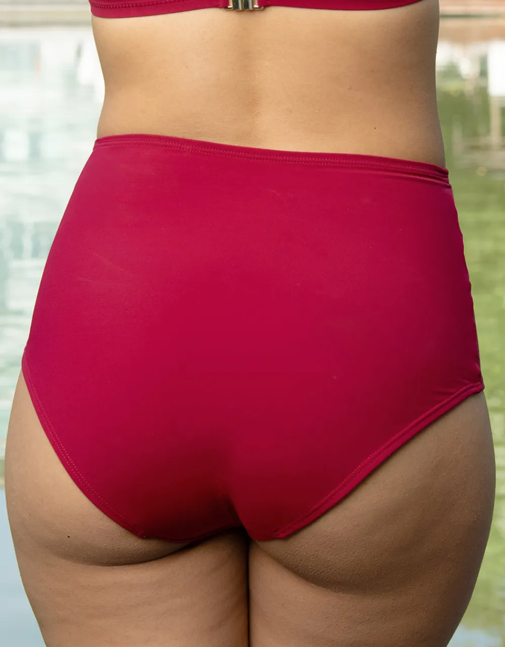 Bikini-High-Waist-Panty Valencia cherry*SugarShape Best