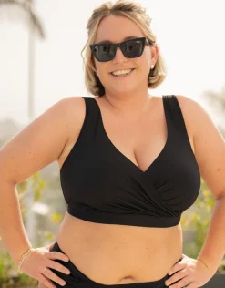 Bikini-Top ohne Verschluss Porto black*SugarShape Clearance