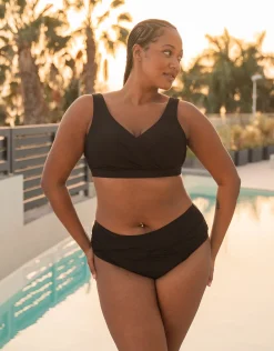 Bikini-Top ohne Verschluss Porto black*SugarShape Clearance