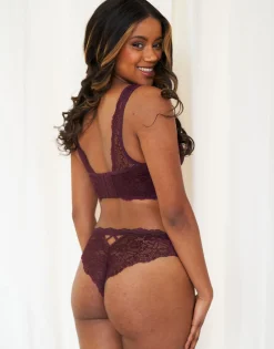 Bralette Eliana maroon*SugarShape Hot