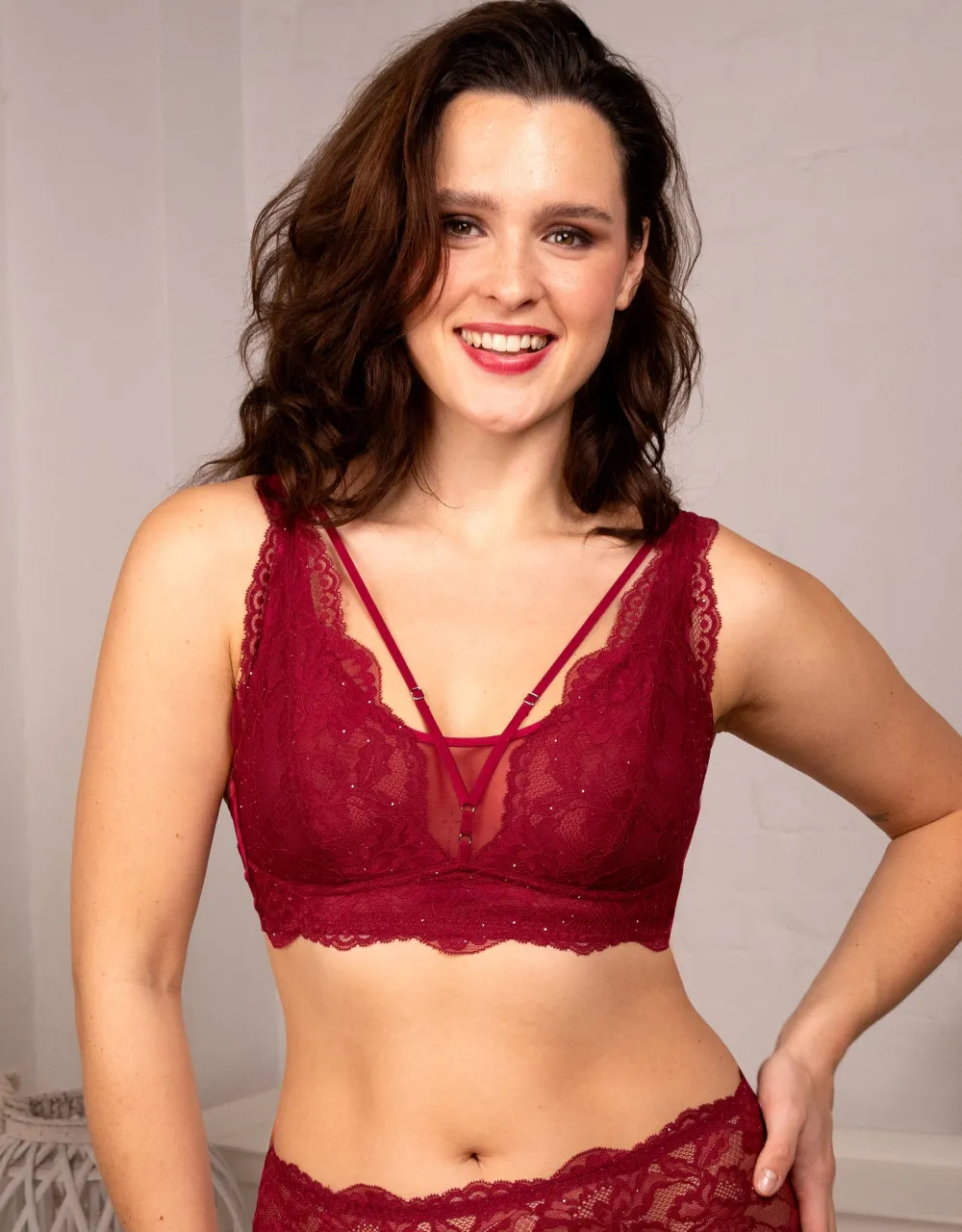 Bralette Elva Glam bordeaux*SugarShape New