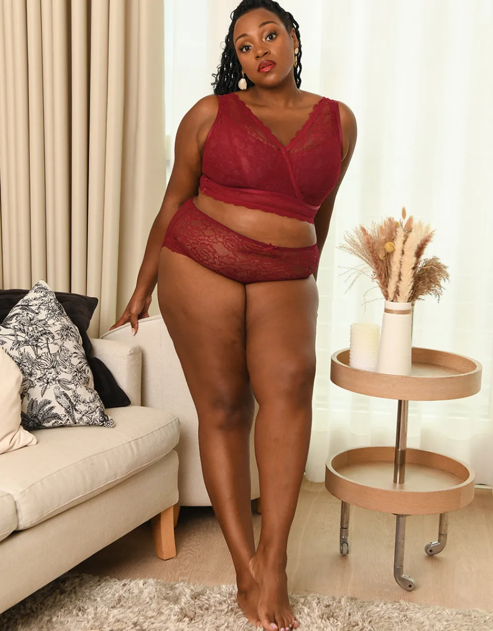 Bralette Emilia bordeaux*SugarShape New