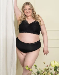 Bralette ohne Verschluss Sensla black*SugarShape Hot