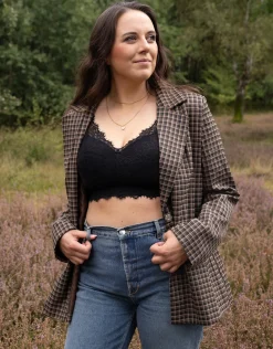 Bralette ohne Verschluss Sensla black*SugarShape Hot