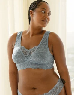 Bralette-Set 2x Eliana bluegrey/marine*SugarShape Discount