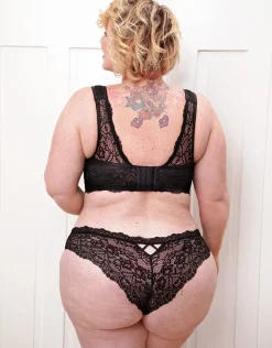 Brazilian-Slip Eliana Satin black*SugarShape