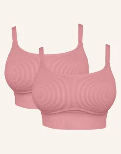 Bustier-Set 2x Freeda mauve*SugarShape Hot