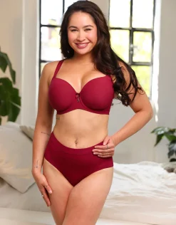 High-Panty Cozy Basic bordeaux*SugarShape Online