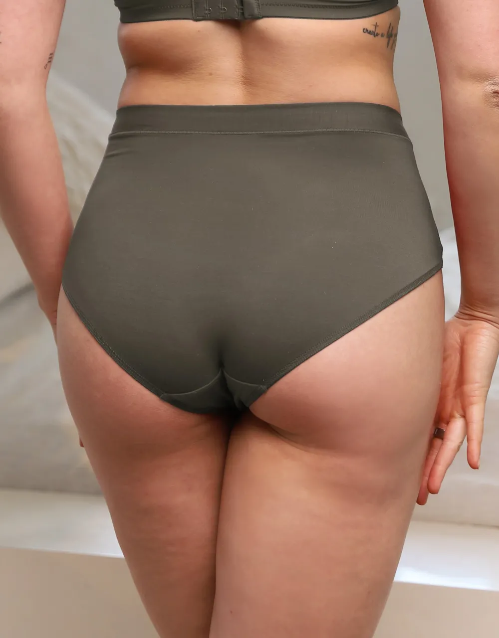 High-Panty Cozy Basic olive*SugarShape Discount