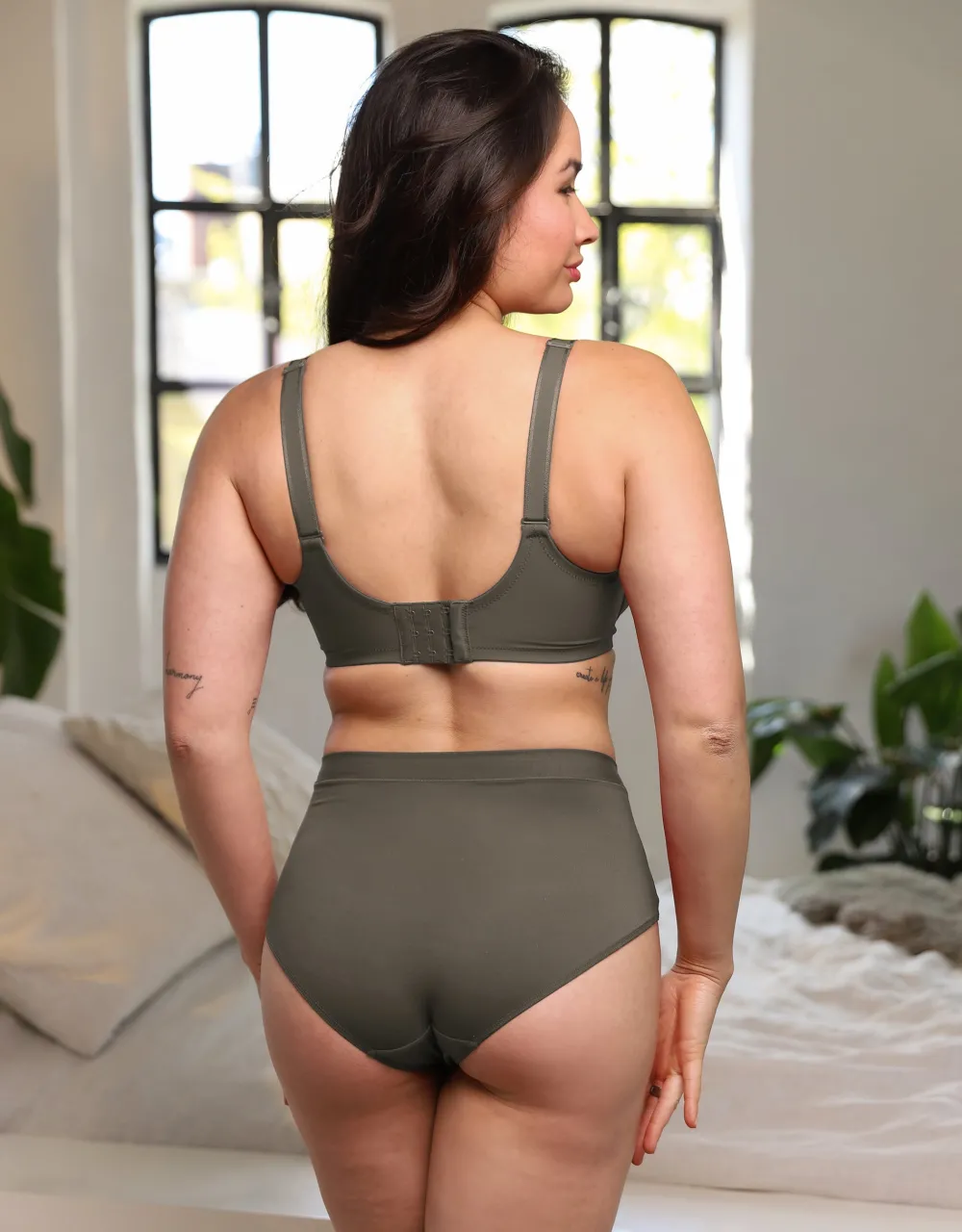 High-Panty Cozy Basic olive*SugarShape Discount