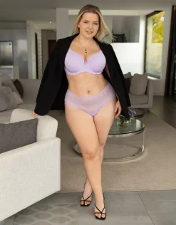 High-Panty Lace Basic lavender*SugarShape Clearance