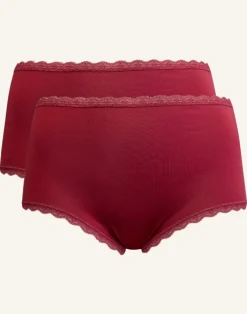 High-Panty-Set 2x Basic bordeaux*SugarShape Online