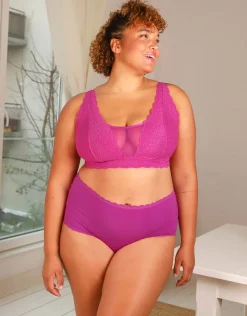 High-Panty-Set 2x Basic orchid*SugarShape New