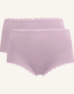 High-Panty-Set 2x Basic violetgrey*SugarShape Clearance