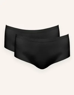 High-Panty-Set 2x Invisible Basic black*SugarShape Hot