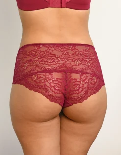High-Panty-Set 2x Lace Basic bordeaux*SugarShape Best