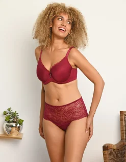 High-Panty-Set 2x Lace Basic bordeaux*SugarShape Best