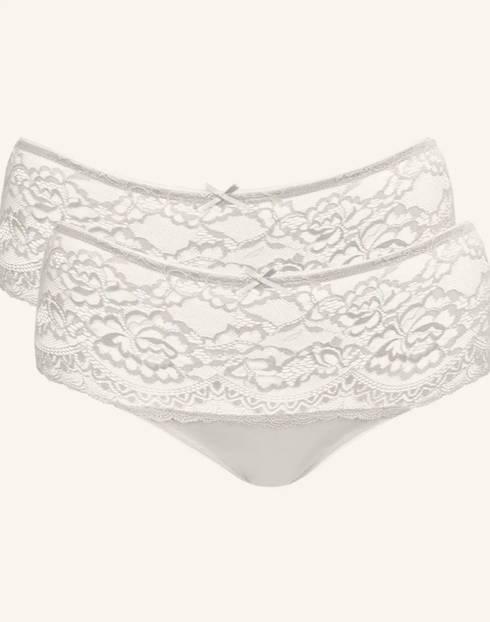High-Panty-Set 2x Lace Basic ivory*SugarShape Sale