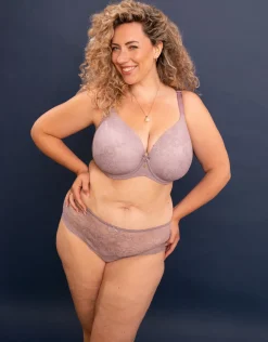 High-Panty-Set 2x Lace Basic violetgrey*SugarShape New