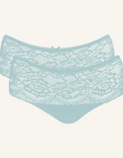 High-Panty-Set 2x Lace Basic sagegrey*SugarShape Clearance