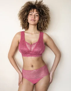 High-Panty-Set 2x Lace Basic roseberry*SugarShape Best