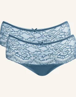 High-Panty-Set 2x Lace Basic teal*SugarShape Hot