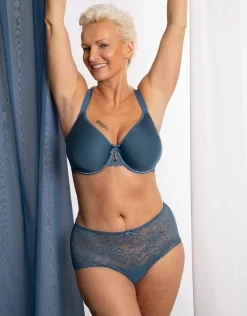 High-Panty-Set 2x Lace Basic teal*SugarShape Hot