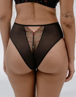 High-Waist-Brazilian Belle black cherry*SugarShape Outlet