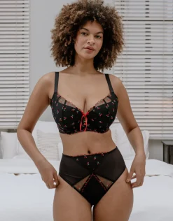 High-Waist-Brazilian Belle black cherry*SugarShape Outlet