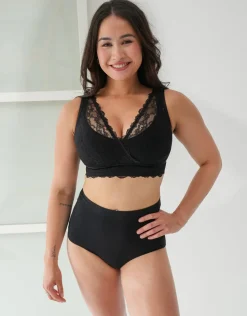 High-Waist-Panty Cozy Basic black*SugarShape Sale