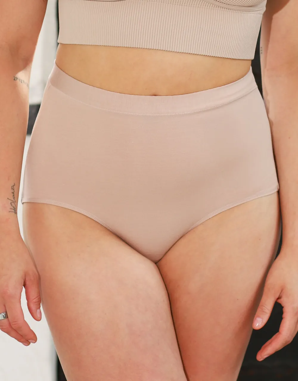 High-Waist-Panty Cozy Basic sand*SugarShape Discount