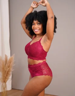 High-Waist-Panty Sensla bordeaux*SugarShape Hot