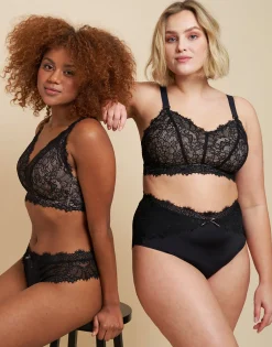 High-Waist-Panty Sophia black/beige*SugarShape New