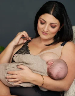 High-Waist-Panty Sophia black/beige*SugarShape New