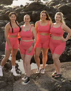 High-Waist-Shorts Freeda flamingo*SugarShape Hot