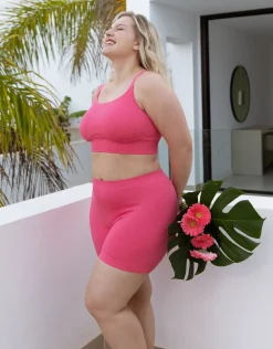 High-Waist-Shorts Freeda flamingo*SugarShape Hot