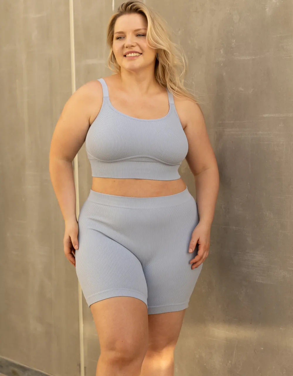 High-Waist-Shorts Freeda iceblue*SugarShape Discount