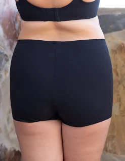 High-Waist-Shorts-Set 2x Basic black*SugarShape Discount