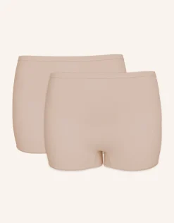 High-Waist-Shorts-Set 2x Basic cappuccino*SugarShape Clearance