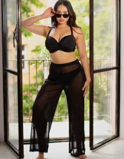 Hose Sheer transparent black*SugarShape Online