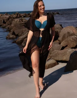 Kleid Sheer transparent black*SugarShape Clearance