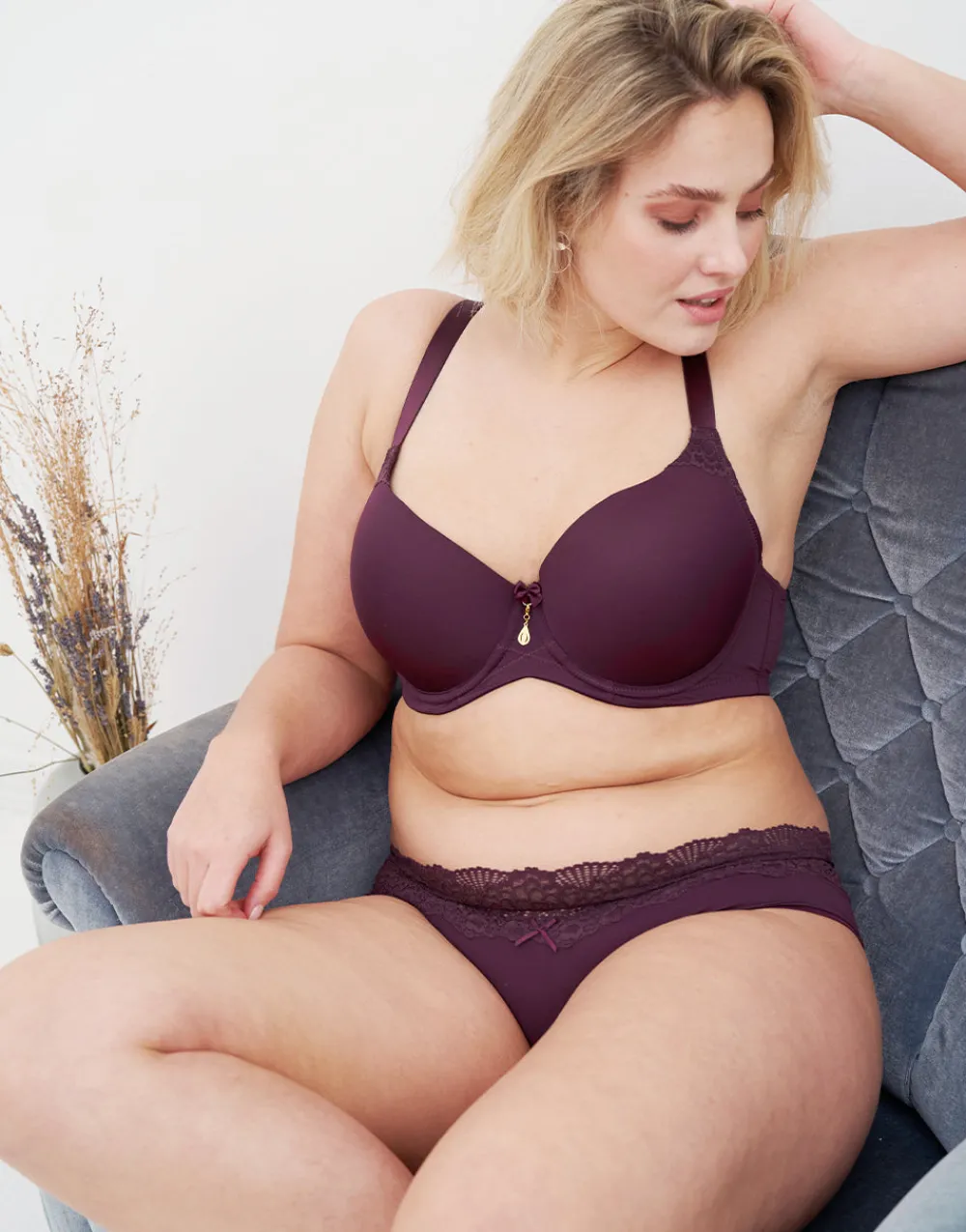 Panty Pure Lace maroon*SugarShape Best