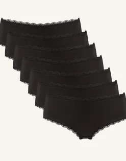 Panty-Set 7x Basic black*SugarShape Outlet