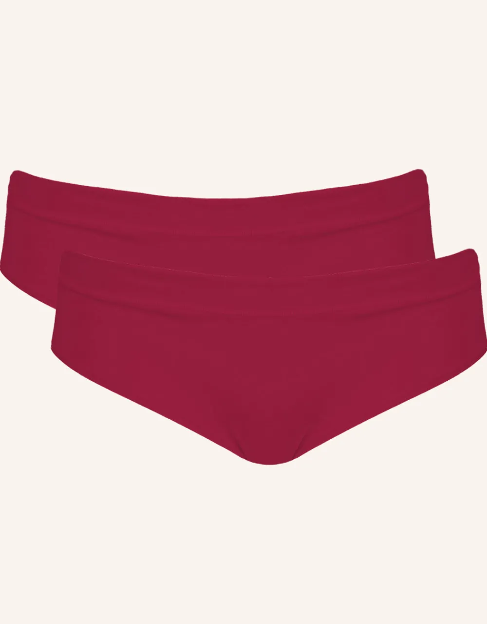 Panty-Set 2x Cotton Basic bordeaux*SugarShape New