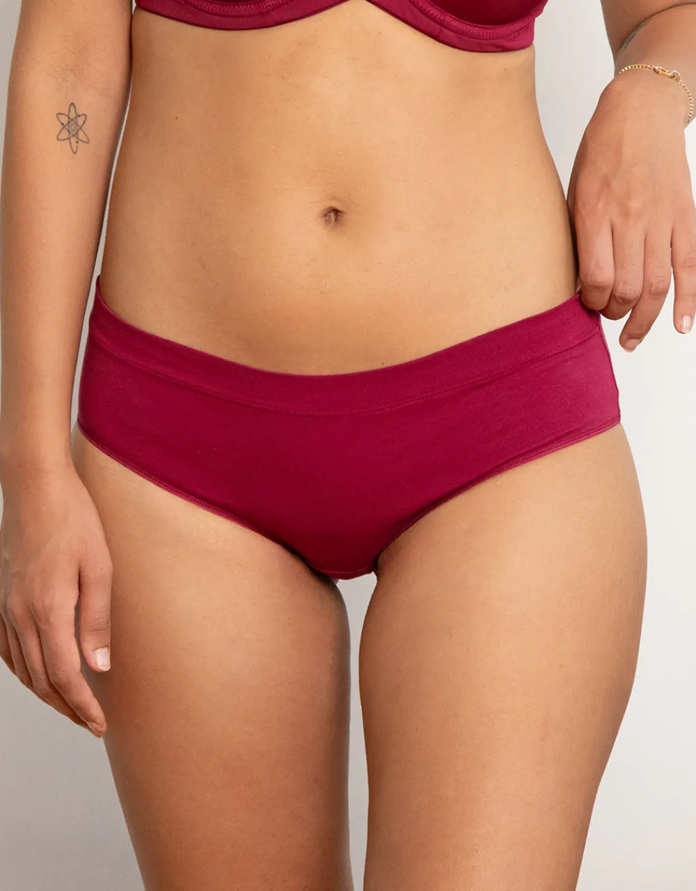 Panty-Set 2x Cotton Basic bordeaux*SugarShape New